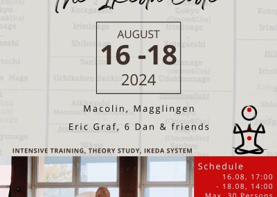 Aikido summer retreat, Magglingen, 16-18 August