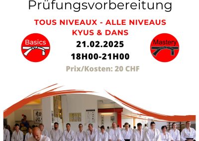 Kyus/Dans preparation seminar, Biel, 21.02.2025