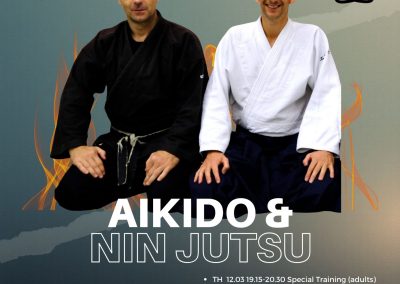 Aikido & Ninjutsu 12-15 March, Biel & Neuchâtel